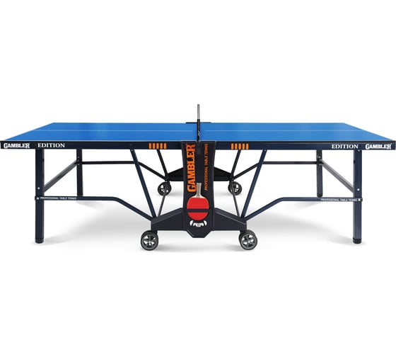 Теннисный стол Start Line GAMBLER Edition Indoor BLUE, профессиональный, для помещений, с встроенной сеткой GTS-1