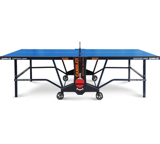 Теннисный стол Start Line GAMBLER Edition light Indoor blue, профессиональный, для помещений, с встроенной сеткой GTS-3