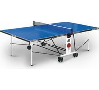 Теннисный всепогодный стол Start Line Compact Outdoor LX blue, любительский, с встроенной сеткой 6044-1