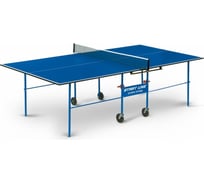 Теннисный стол Start Line Olympic Optima blue, любительский, для помещений, с встроенной сеткой 6023-2