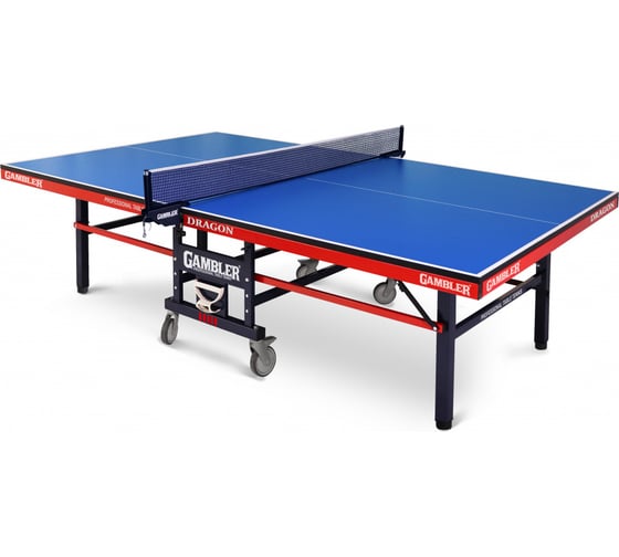 Теннисный стол Start Line Gambler DRAGON blue, профессиональный, для помещений GTS-7