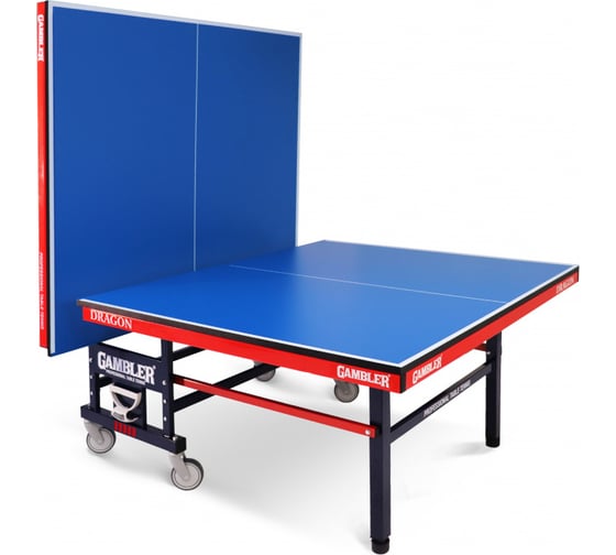 Теннисный стол Start Line Gambler DRAGON blue, профессиональный, для помещений GTS-7