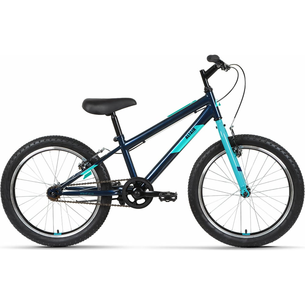 Велосипед ALTAIR MTB HT 20 1.0 2022г, темно-синий/бирюзовый ...
