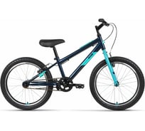 Велосипед ALTAIR MTB HT 20 1.0 2022г, темно-синий/бирюзовый IBK22AL20076