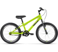 Велосипед ALTAIR MTB HT 20 1.0 2022г, ярко-зеленый/серый IBK22AL20078