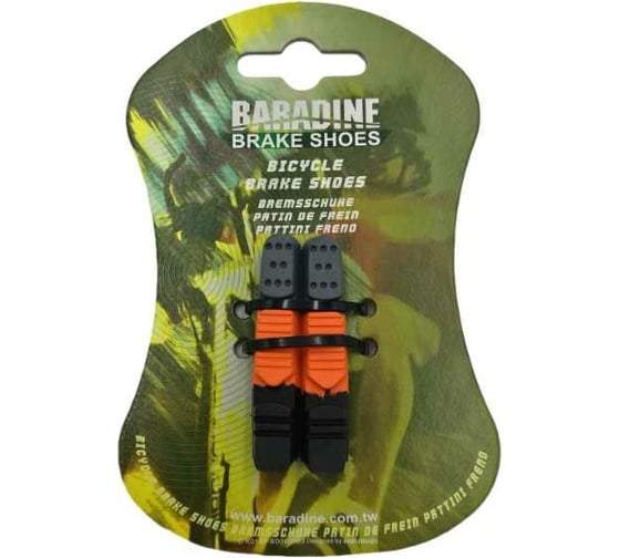 Картридж для тормозных колодок BARADINE 470TCR, шоссе, 55мм, черно-красные H000015470