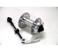 Передняя втулка JOYTECH JY-D041DSE DISC 14G 32H серебристая, крепление IS6 H000009331