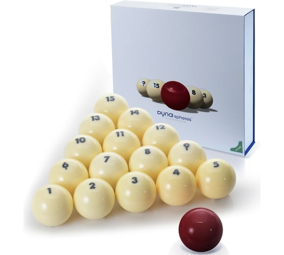 Шары для бильярда Start Line Dyna spheres Prime Pyramid Next Gen 68 мм BDSPYBR680R