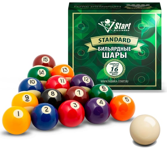 Шары для бильярда Start Line Start Billiards Standard 57.2 мм 797405