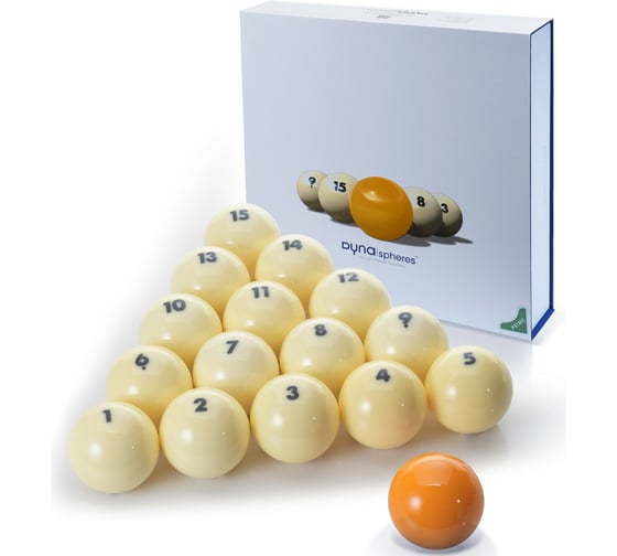 Шары для бильярда Start Line Dyna spheres Prime Pyramid Next Gen 68 мм BDSPYBR680Y