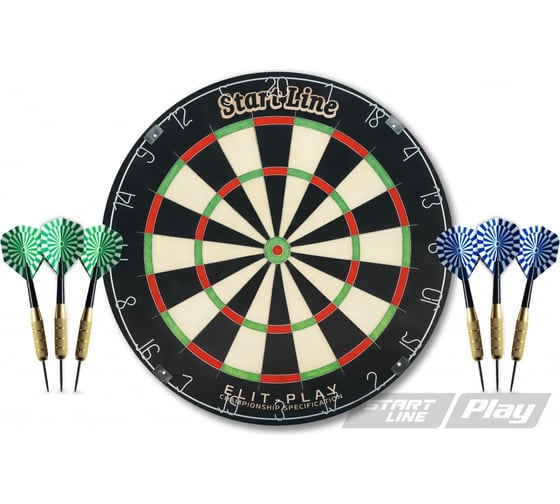 Комплект дартс Start Line SLP Elit-Play BL-1818A