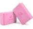 Блок для йоги ZDK розовый, 2шт, 23x15x10см, 200г ZDKblock10/pink 1