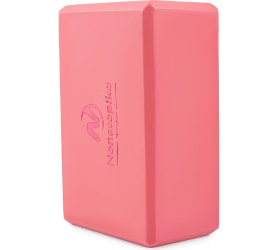 Блок для йоги ZDK красный, 2 шт, 23x15x10см, 200г ZDK_2Block200/Red