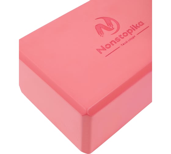 Блок для йоги ZDK красный, 2 шт, 23x15x10см, 200г ZDK_2Block200/Red