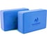 Блок для йоги ZDK голубой, 2шт, 23x15x8см, 180г ZDKblock7.5/blue 3