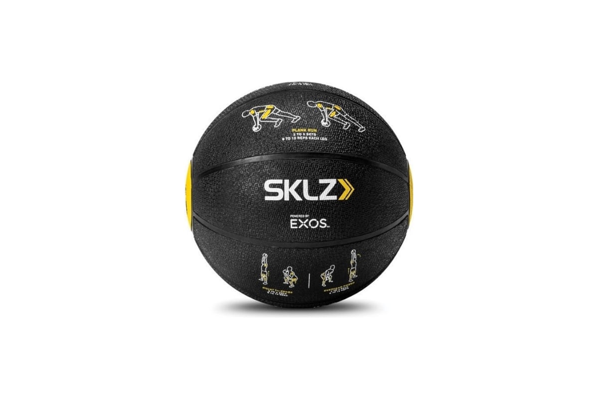 Тренировочный мяч. Мяч медицинбол SKLZ Medicine Ball 2. Массажер SKLZ Hydro-Roller. Мяч гимнастический SKLZ SKLZ 65 см фот.