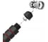 Утяжеленная скакалка ZDK черная 1201skakalka/black 4