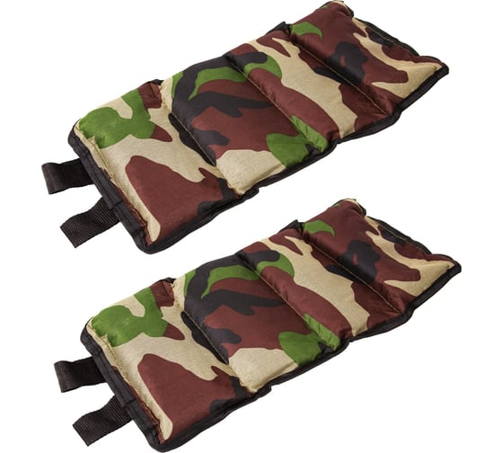 Утяжелители на ноги ZDK песок, 4кг, 2x2кг 4kg_green