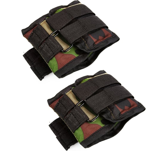 Утяжелители на ноги ZDK песок, 2кг, 2x1.0кг Cliff2/зеленый