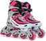 Раздвижные ролики Larsen Nero Pink розовые, размер M/35-38 4690222135695 1