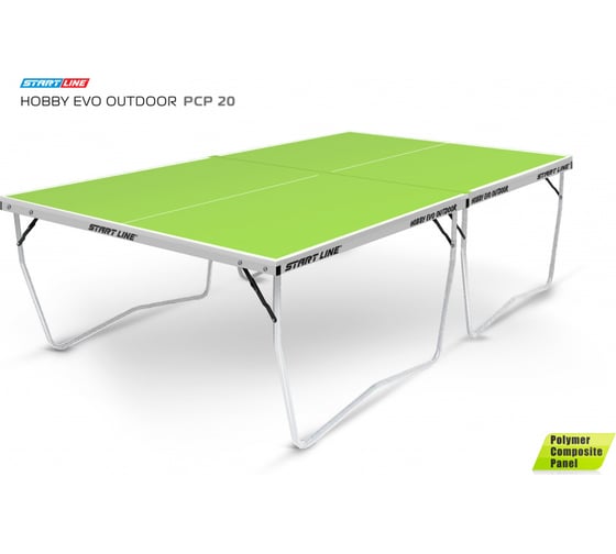 Теннисный стол Start Line Hobby Evo Outdoor с сеткой, с инновационной столешницей 6016-7