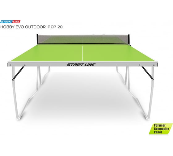 Теннисный стол Start Line Hobby Evo Outdoor с сеткой, с инновационной столешницей 6016-7