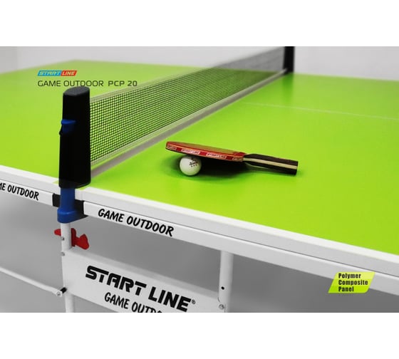 Теннисный стол Start Line Game Outdoor всепогодный, с инновационной столешницей 6034-4