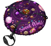 Санки-ватрушка Fani&Sani Сладкий мир PROFFI диаметр 100 см 84237