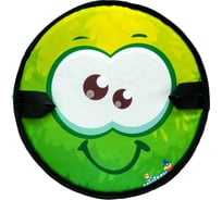 Ледянка Fani&Sani круглая с ручками, диаметр 45 см, салатовый пушистик 80997