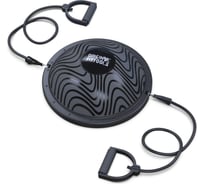 Гимнастическая надувная полусфера Original FitTools R3 с эспандерами и насосом FT-BSU-R3
