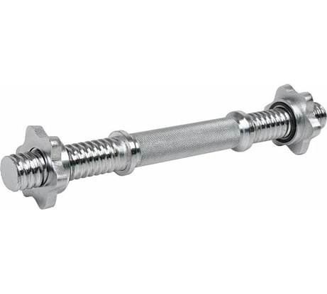 Гантельный гриф SportElite хромированный, d-30 мм, L-36 см H-3124