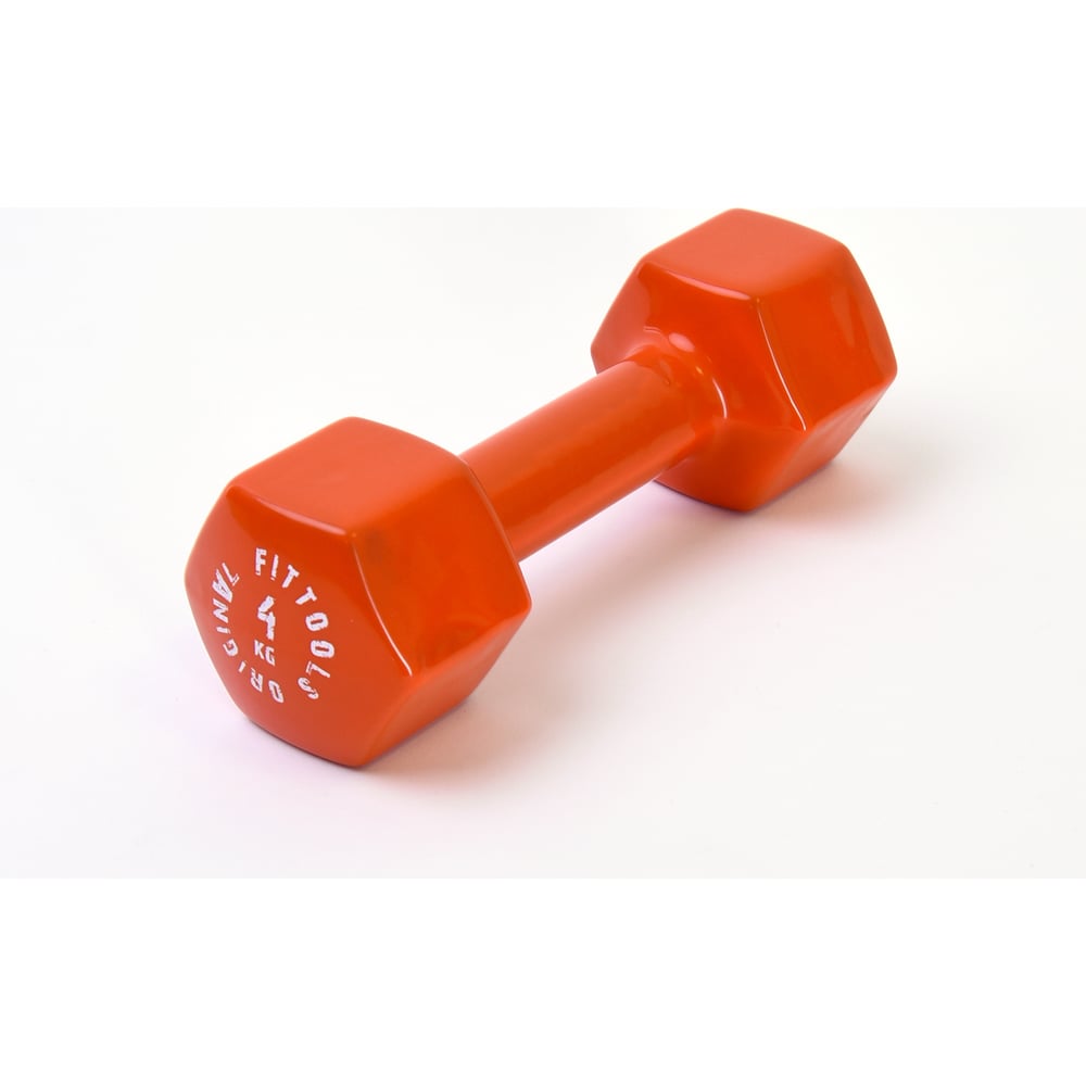 Гантель в виниловой оболочке Original FitTools 4 кг FT-VWB-4 - выгодная ...