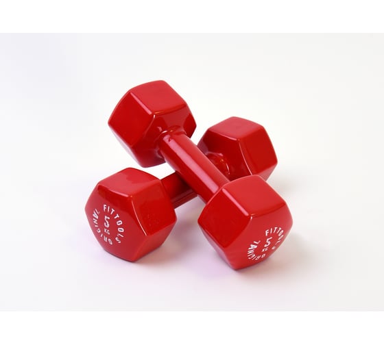 Гантель в виниловой оболочке Original FitTools 5 кг FT-VWB-5