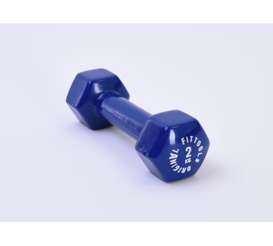 Гантель в виниловой оболочке Original FitTools 2 кг FT-VWB-2