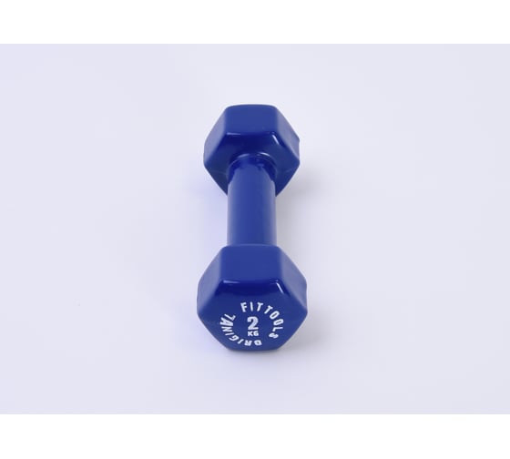 Гантель в виниловой оболочке Original FitTools 2 кг FT-VWB-2