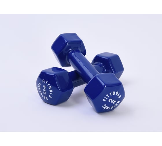 Гантель в виниловой оболочке Original FitTools 2 кг FT-VWB-2