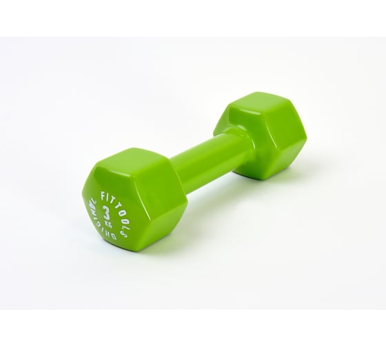 Гантель в виниловой оболочке Original FitTools 3 кг FT-VWB-3 1