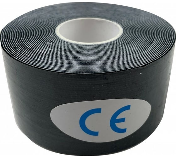 Кинезио-тейп SportElite черный, 3.8 см х 5 м 5709SE