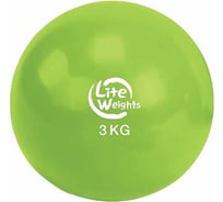 Медбол Lite Weights салатовый, 3 кг 1703LW