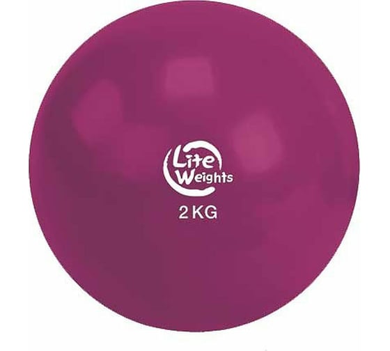 Медбол Lite Weights вишня, 2 кг 1702LW 1