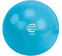 Медбол Lite Weights голубой, 4 кг 1704LW