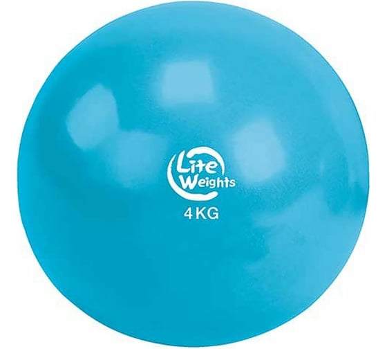 Медбол Lite Weights голубой, 4 кг 1704LW 1