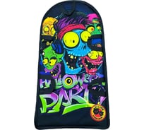 Двухместная ледянка-прямоугольник Fani&Sani Zombie, принт, 90x45 см 84092