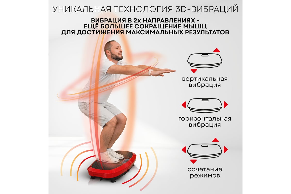 Виброплатформа для похудения Planta 3D VP-15 - выгодная цена, отзывы ...