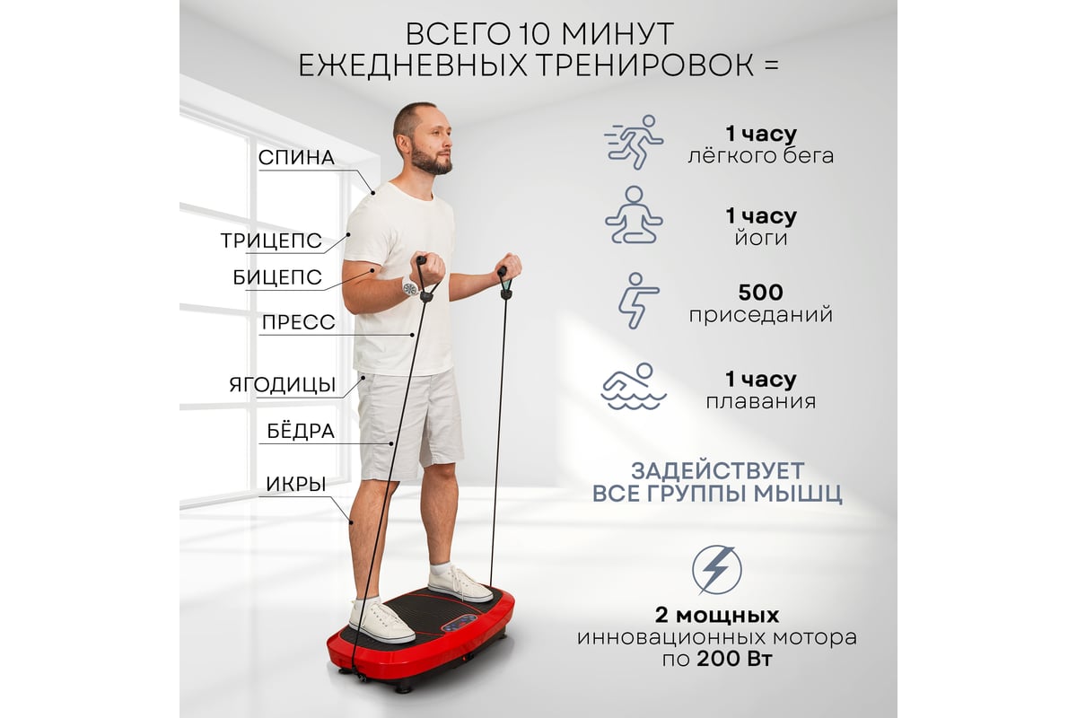 Виброплатформа для похудения Planta 3D VP-15 - выгодная цена, отзывы ...