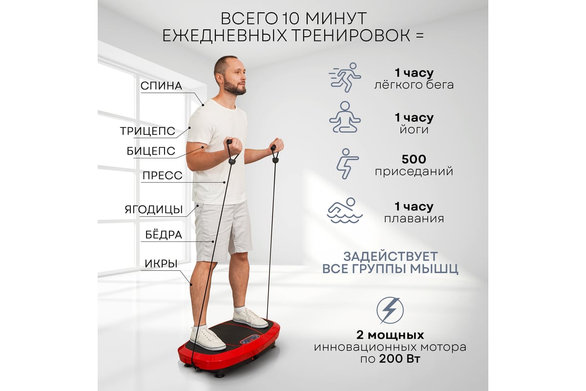Виброплатформа для похудения Planta 3D VP-15 - выгодная цена, отзывы ...