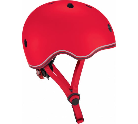 Шлем GLOBBER EVO LIGHTS XXS/XS 45-51см, красный 506-102