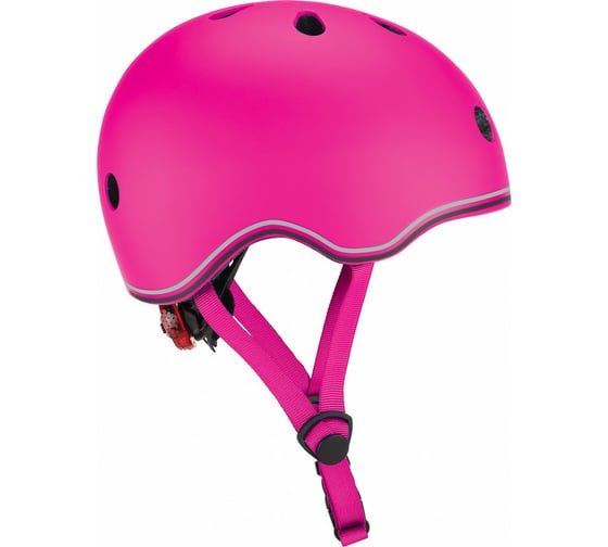 Шлем GLOBBER EVO LIGHTS XXS/XS 45-51см, розовый 506-110