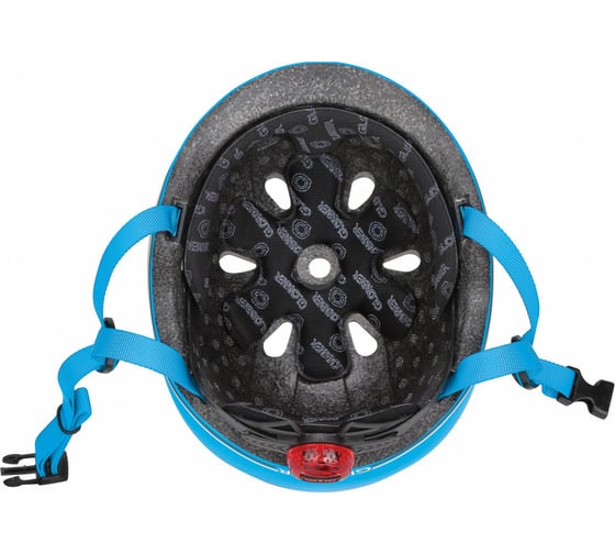 Шлем GLOBBER EVO LIGHTS XXS/XS 45-51см, голубой 506-101