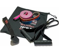 Набор из 3 двуцветных эспандеров с аксессуарами в сумке Original FitTools FT-3COLOR-SET